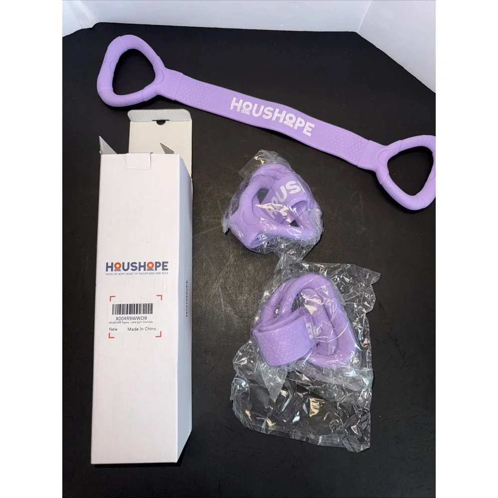 3piece Yoga Resistance Bands, Purple